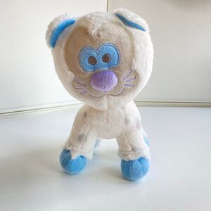 Disney Parks Expedition Everest White Snow Leopard Cat Plush‎ Stuffed Spotted 8"